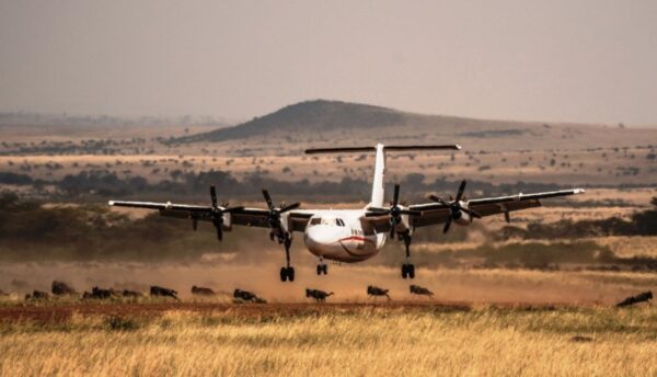 Light aircraft on a 4 day flying gorilla trekking safari in Uganda