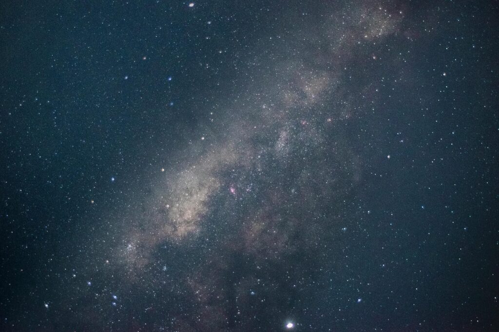 Spectacular starry night sky with minimal light pollution