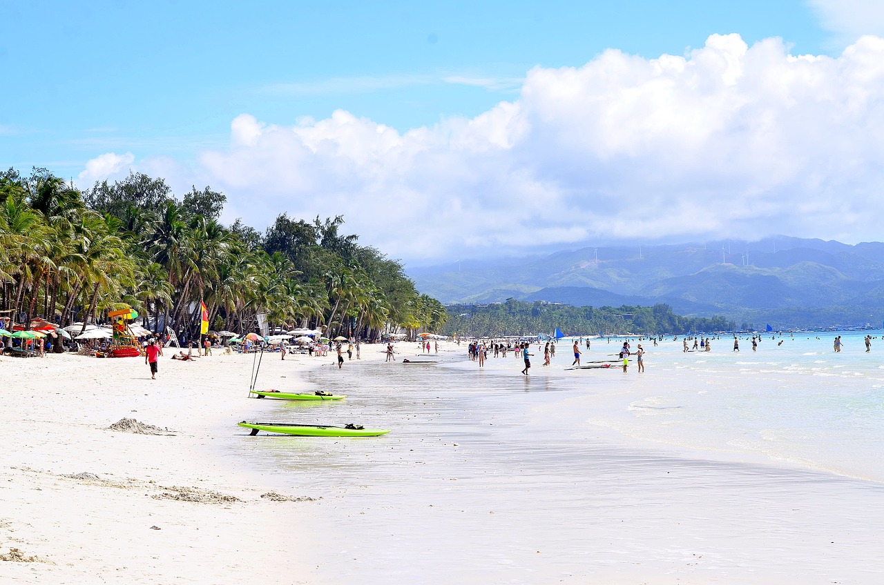 Pristine beach paradise in Kenya