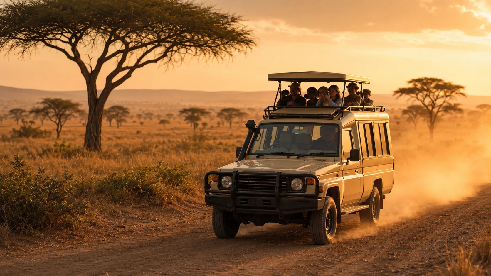 Kenya Tanzania cross-border safari vehicle from Nairobi to Serengeti